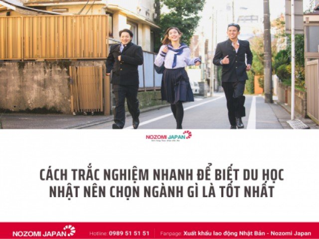 Cách trắc nghiệm nhanh để biết du học Nhật nên chọn ngành gì là tốt nhất