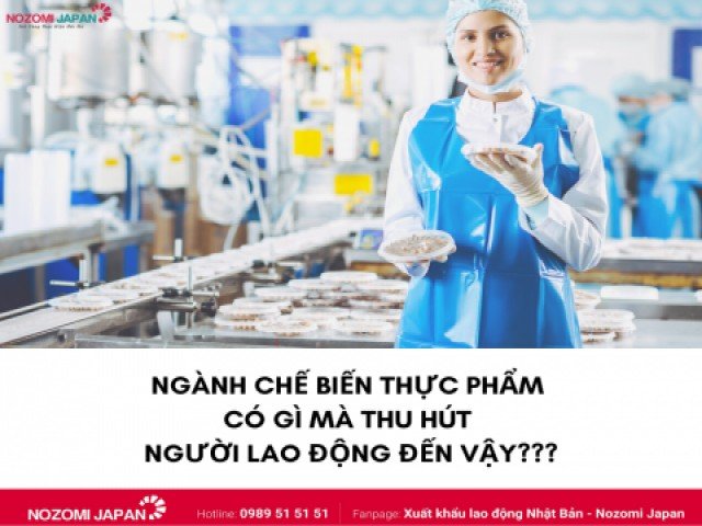 Ngành chế biến thực phẩm có gì mà thu hút người lao động đến vậy?