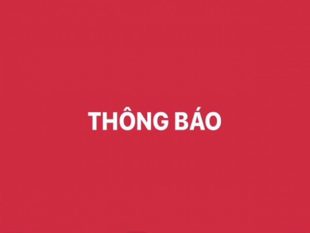 [THÔNG BÁO]  THÔNG TIN TUYỂN DỤNG THÁNG 5